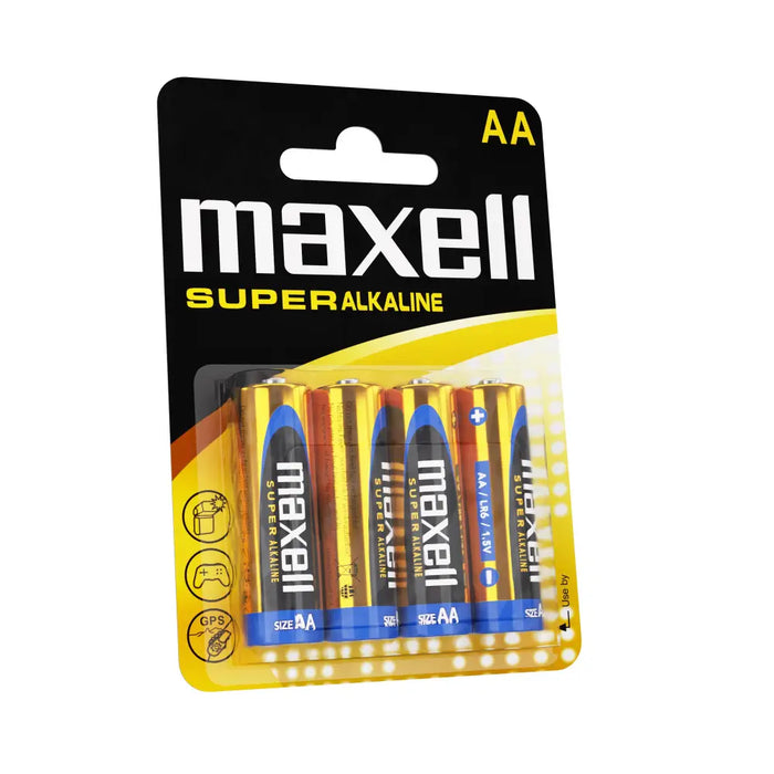 Супералкални батерии MAXELL LR6 XL /4 бр. в блистер/ 1.5V