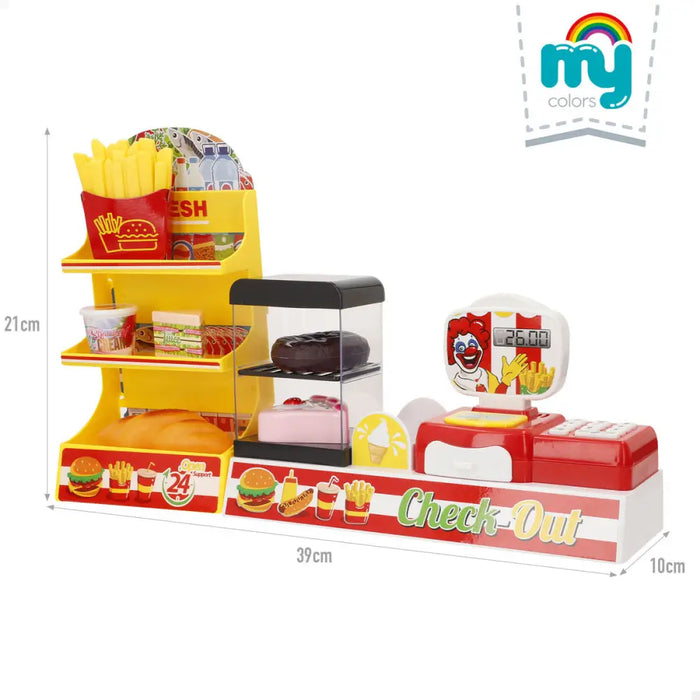 Супермаркет за Играчки Colorbaby 39 X 21 X 10 CM (2 броя)