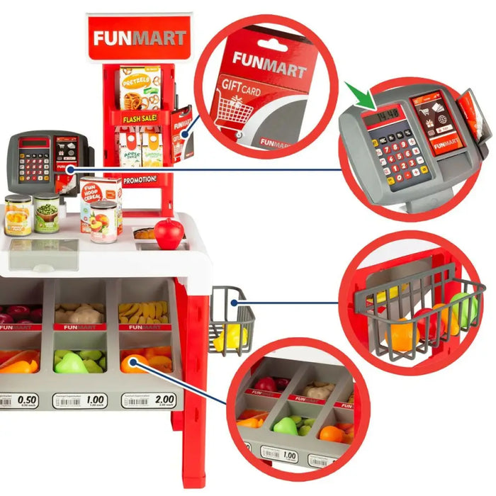 Супермаркет за Играчки Funville Funmart 55,5 x 75 x 29 cm