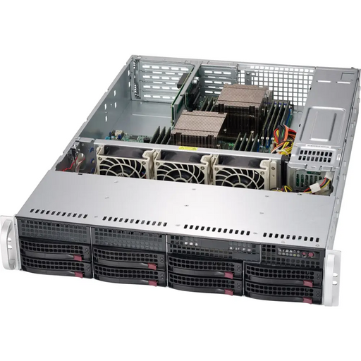 Supermicro 825TQC-R802WB Черен шкаф 800 W