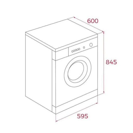 Сушилня TEKA SHK 70840 WH 8 кг Термопомпа