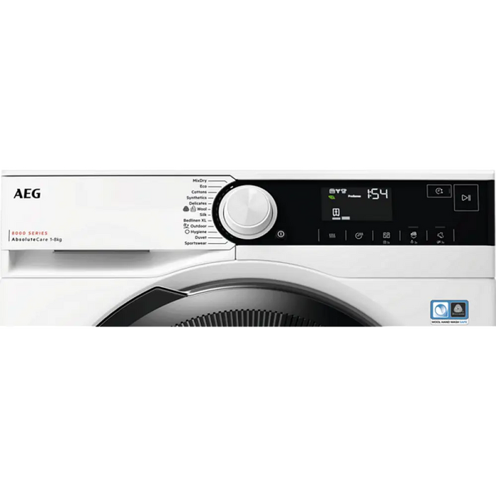 Сушилня AEG TR8384 8 kg C Бял