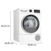 Сушилня BOSCH WQG24101BY 9 кг Термопомпа D