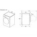 Сушилня BOSCH WRB247CNBY 9 кг Термопомпа Auto Dry