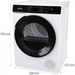 Сушилня Gorenje DPNA92WIFI Свободностояща Зареждане отпред