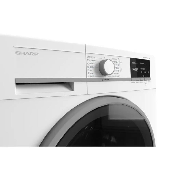 Сушилня Sharp KD-GHB8S7GW2*** 8 kg A + + Бял