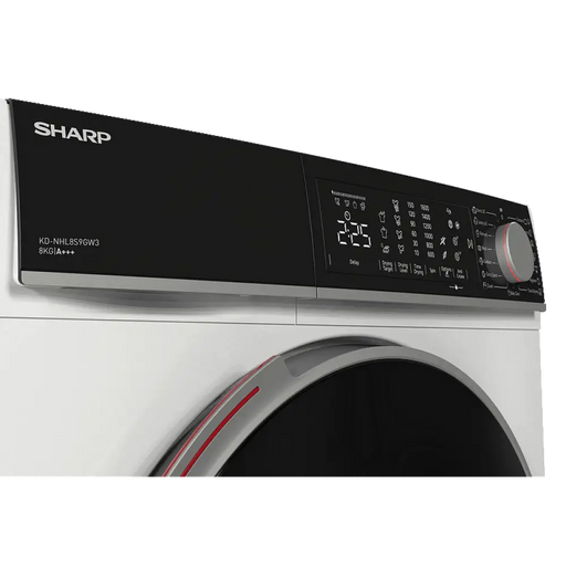 Сушилня Sharp KD NHL8S9GW3 8 kg A + + + Бял