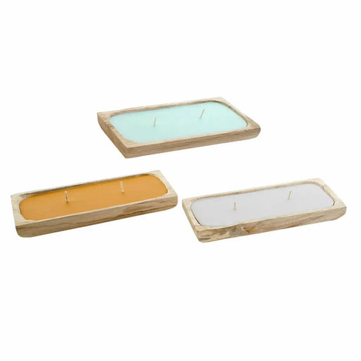 Свещ DKD Home Decor (35 x 15 x 5 cm) (3 pcs)
