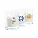 Свещ DKD Home Decor Коледа Снежен човек (3 броя)