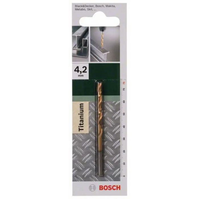 СВРЕДЛО BOSCH HSS-TIN 4.2/43/75 MM