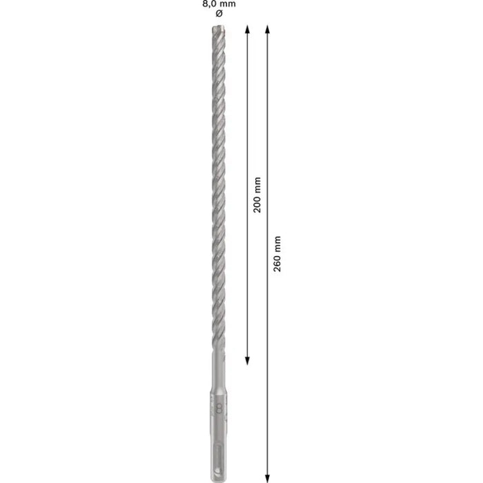 СВРЕДЛО ЗА БЕТОН BOSCH SDS PLUS-5X 8X260