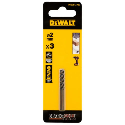 СВРЕДЛО ЗА МЕТАЛ 2.0MM DEWALT 3БР