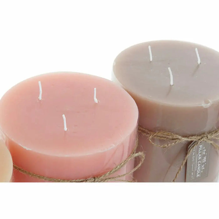 Свещ DKD Home Decor (3 pcs) (12 x 12 x 12 cm)