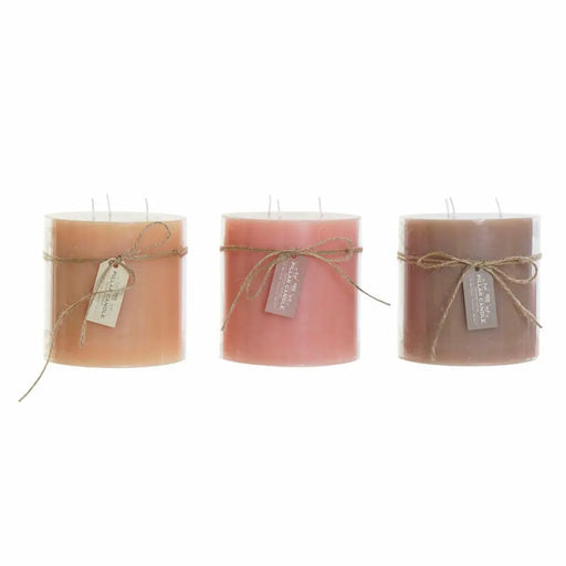 Свещ DKD Home Decor (3 pcs) (12 x 12 x 12 cm)