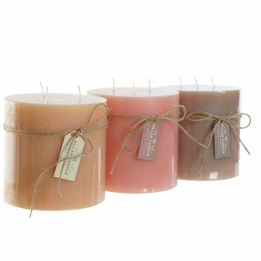 Свещ DKD Home Decor (3 pcs) (12 x 12 x 12 cm)