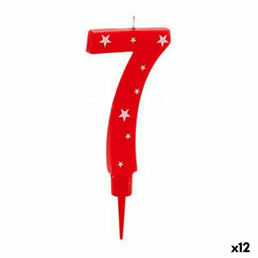 Свещ Рожден Ден Номера 7 (12 броя)