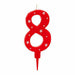 Свещ Рожден Ден Номера 8 (12 броя)