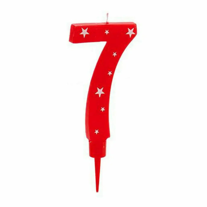 Свещ Рожден Ден Номера 7 (12 броя)