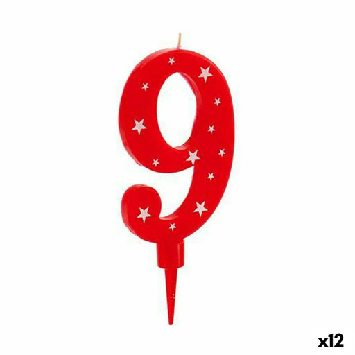 Свещ Рожден Ден Номера 9 (12 броя)
