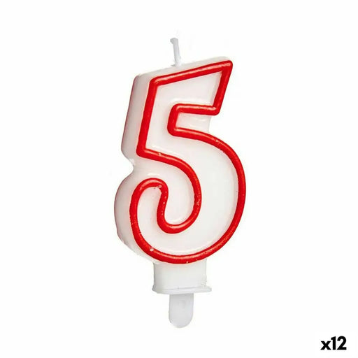 Свещ Рожден Ден Номера 5 (12 броя)