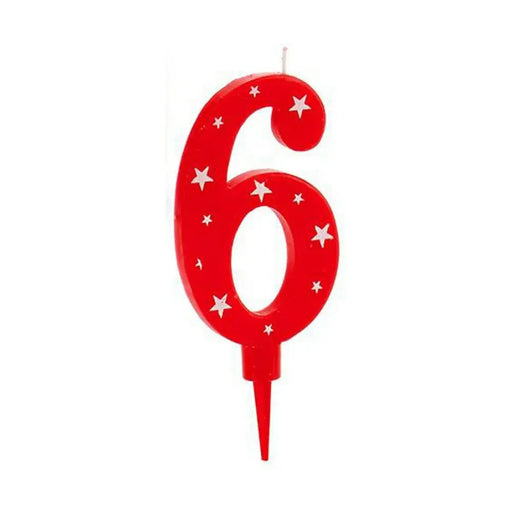 Свещ Рожден Ден Номера 6 (12 броя)