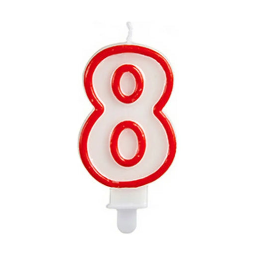 Свещ Рожден Ден Номера 8 (12 броя)