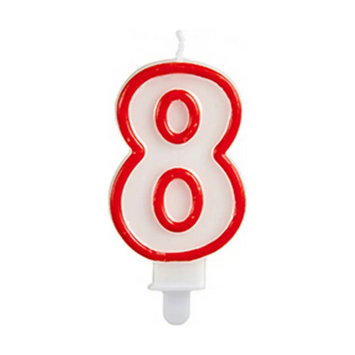 Свещ Рожден Ден Номера 8 (12 броя)