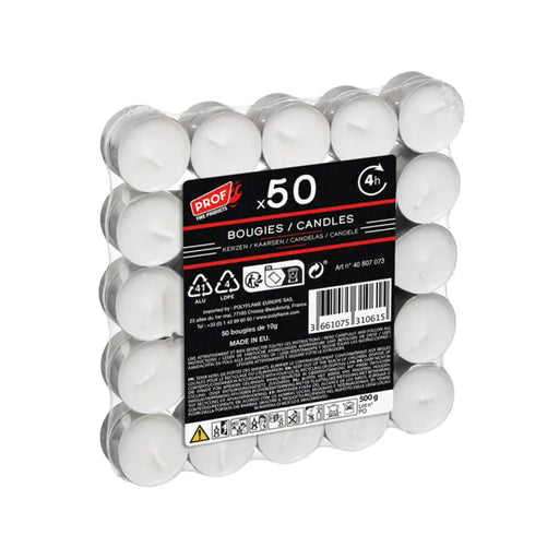 СВЕЩИ ЧАЕНИ ПАКЕТ 50БР PROF