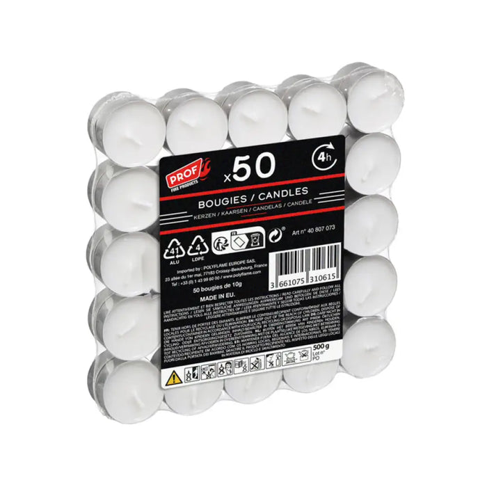 СВЕЩИ ЧАЕНИ ПАКЕТ 50БР PROF