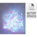 СВЕТЕЩА ФИГУРА СНЕЖИНКА 27CM LED AMZ140040
