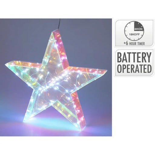 СВЕТЕЩА ФИГУРА ЗВЕЗДА 30CM LED AMZ140070