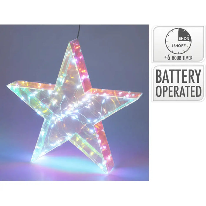 СВЕТЕЩА ФИГУРА ЗВЕЗДА 30CM LED AMZ140070