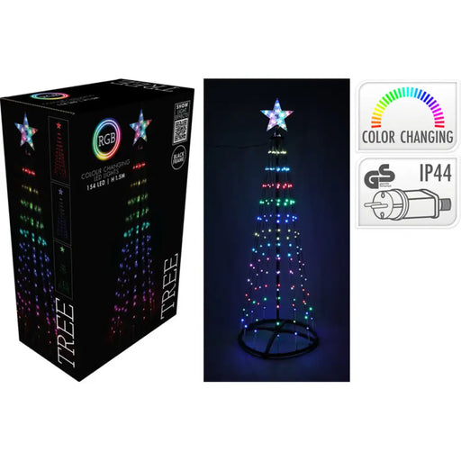 СВЕТЕЩО ДЪРВО 154LED 150CM RGB AX5380200