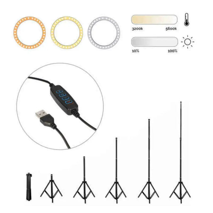 Светлинен Пръстен за Селфи KSIX 10W