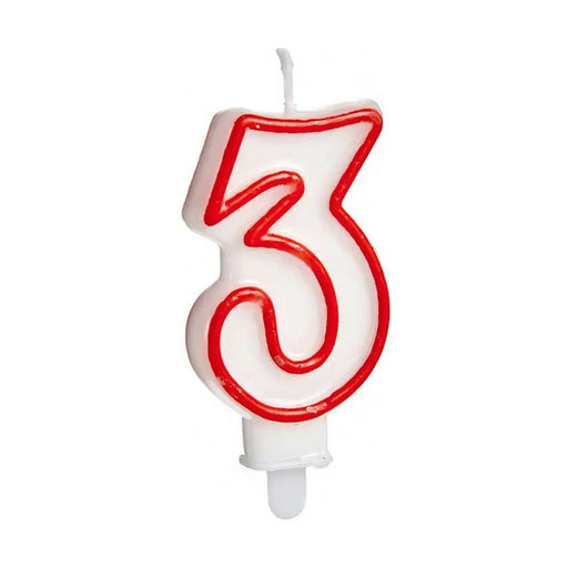Свещ Рожден Ден Номера 3 (12 броя)