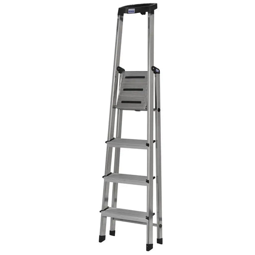 Свободностояща стълба SAFETY 4 стъпала KRAUSE