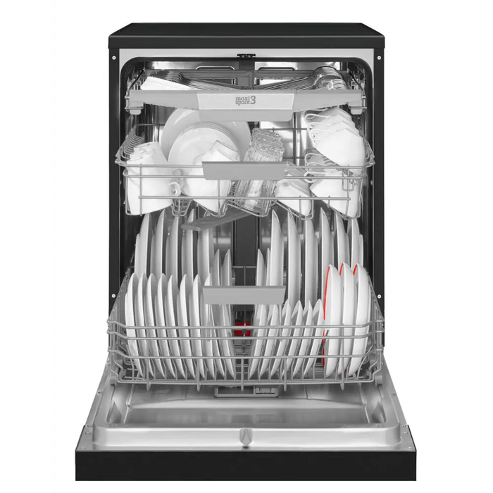Свободностояща съдомиялна AMICA DFM66C8EOIBH черна