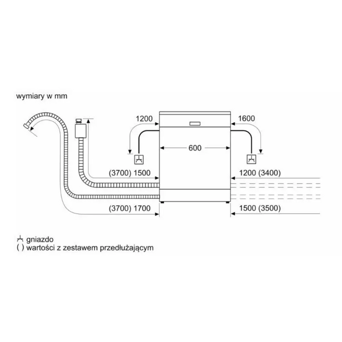Свободностояща съдомиялна машина Bosch SMS6ECI10E 60 см