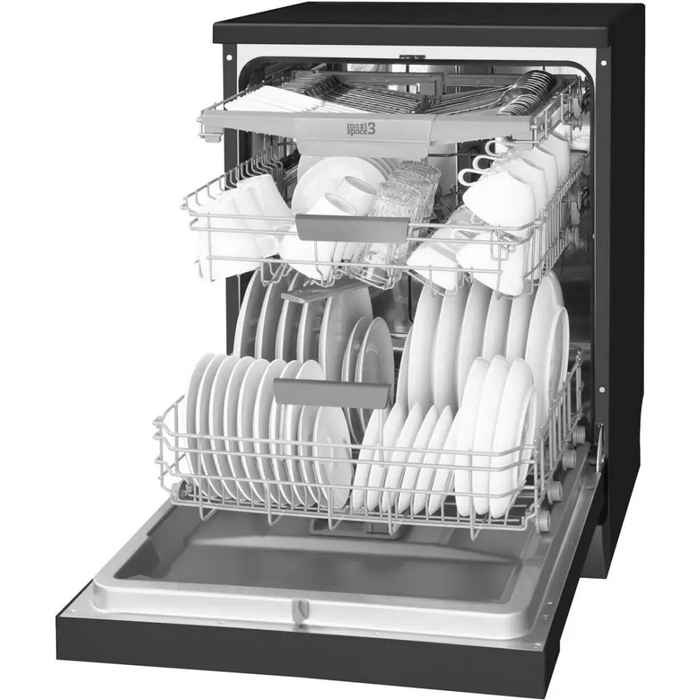Свободностояща съдомиялна AMICA DFM66C8EOIBH черна