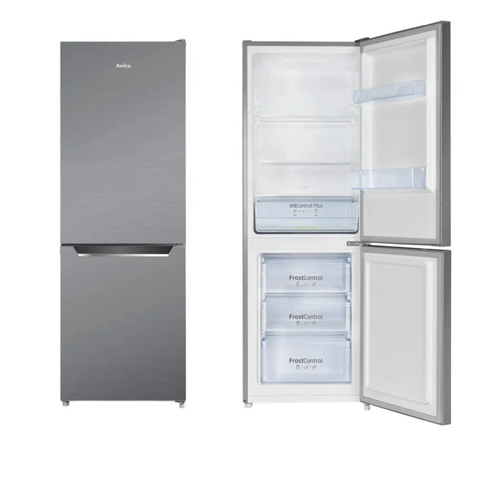 Свободностоящ хладилник с фризер Amica FK2425.4UNTX(E)