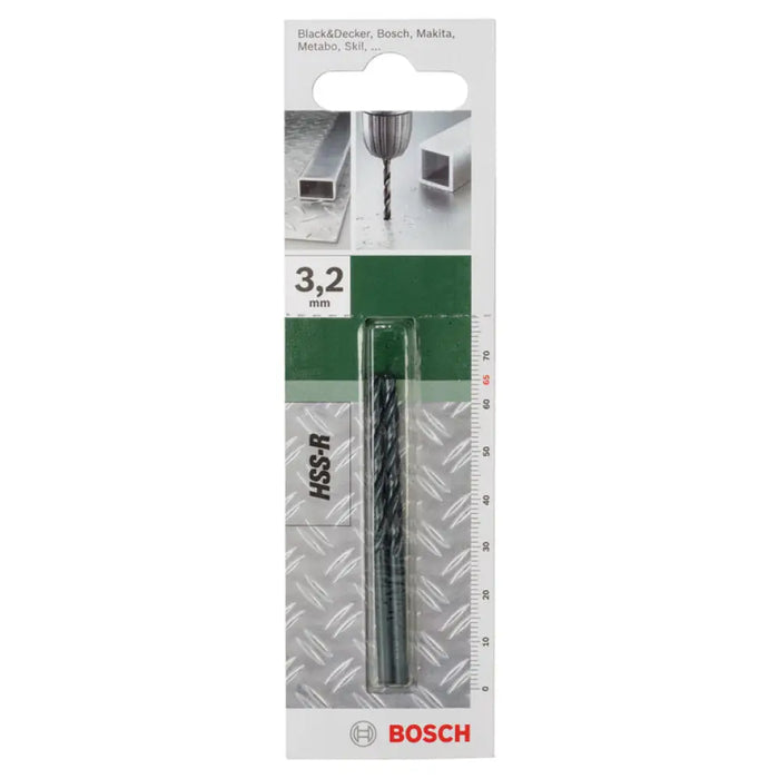 СВРЕДЛA ЗА МЕТАЛ 2 БР. BOSCH HSS-R 3.2X36X65
