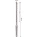 СВРЕДЛО BOSCH SDS-PLUS-5X 9X100X160