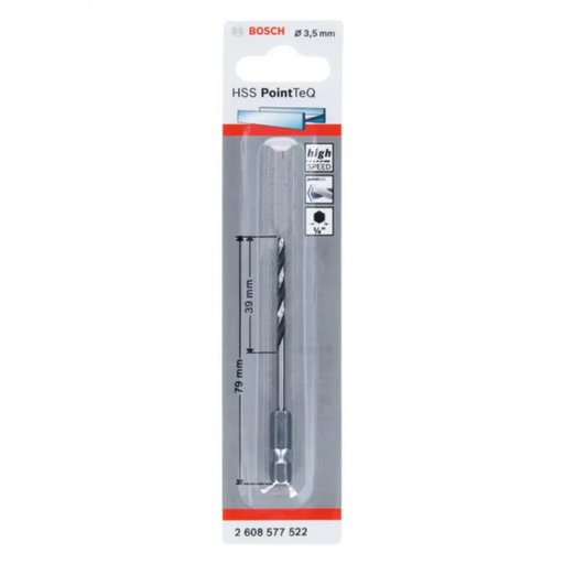 СВРЕДЛО МЕТАЛ 3.5MM HEX POINTTEQ BOSCH
