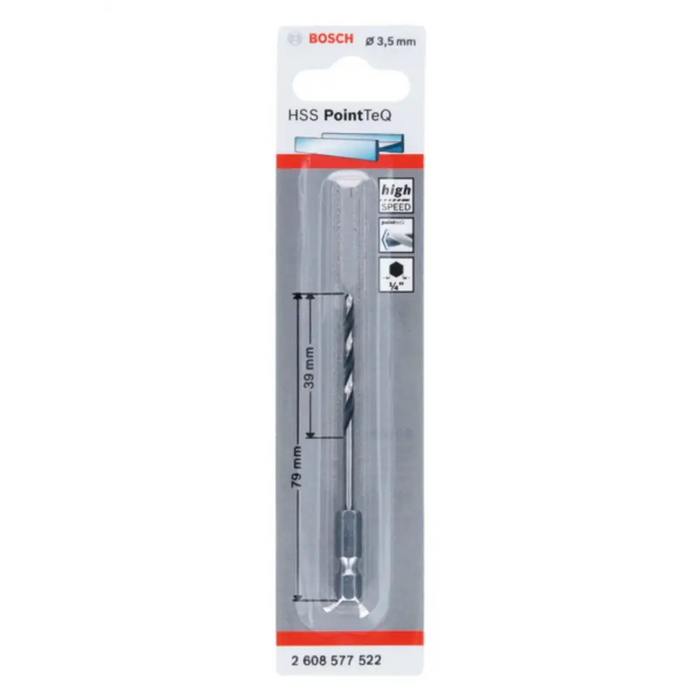 СВРЕДЛО МЕТАЛ 3.5MM HEX POINTTEQ BOSCH