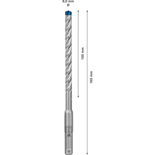 СВРЕДЛО BOSCH EXPERT 8X100X165 SDS PLUS