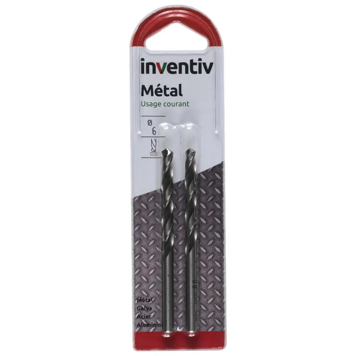 СВРЕДЛО МЕТАЛ Ф6 INVENTIV 2БРОЯ