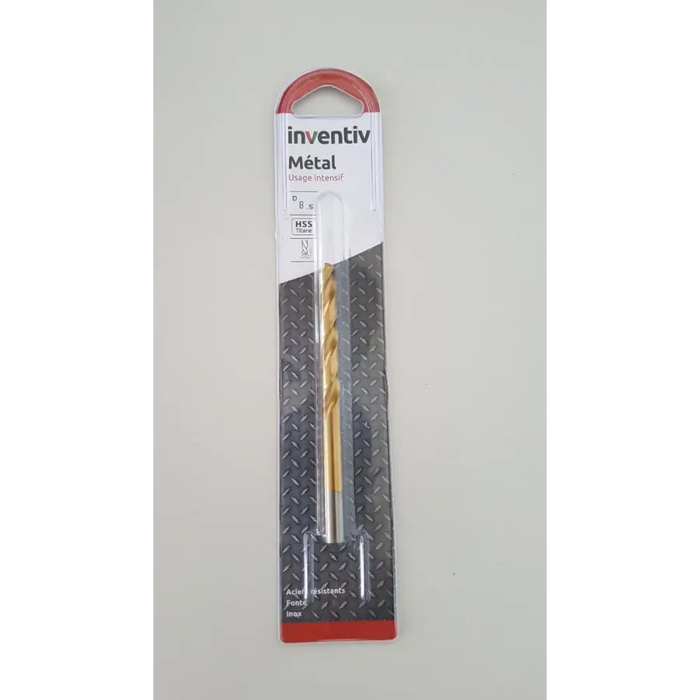 СВРЕДЛО МЕТАЛ HSS-TIN Ф8.5 INVENTIV