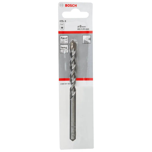 СВРЕДЛО ЗА БЕТОН BOSCH CYL-3 8X120