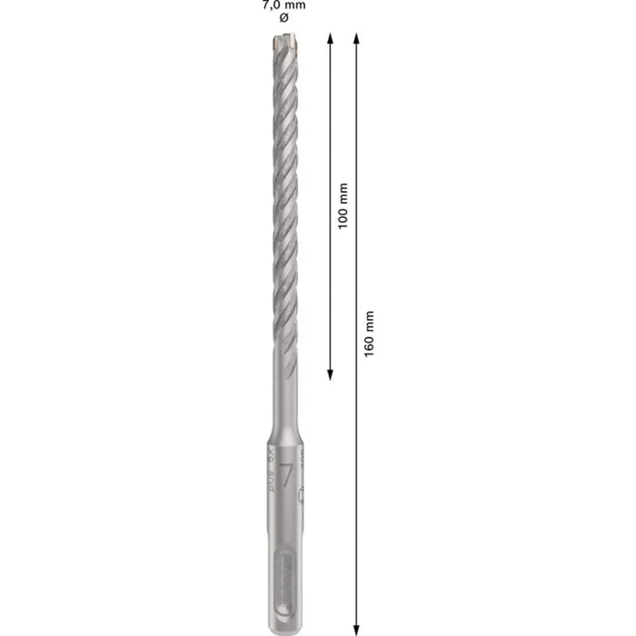 СВРЕДЛО ЗА БЕТОН BOSCH SDS PLUS-5X 7X160