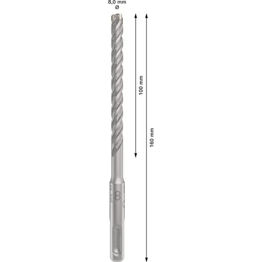 СВРЕДЛО ЗА БЕТОН BOSCH SDS PLUS-5X 8X100X160